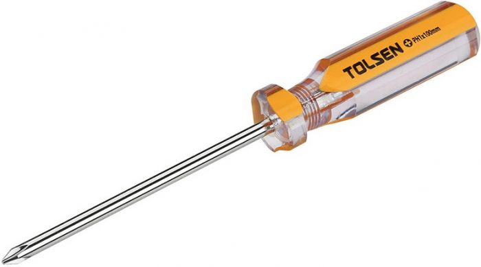 Викрутка Tolsen хрестова, PH2x150мм, сталь CrV