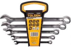 Ключі комбіновані Tolsen, набір 5шт, 8-19мм, CrV