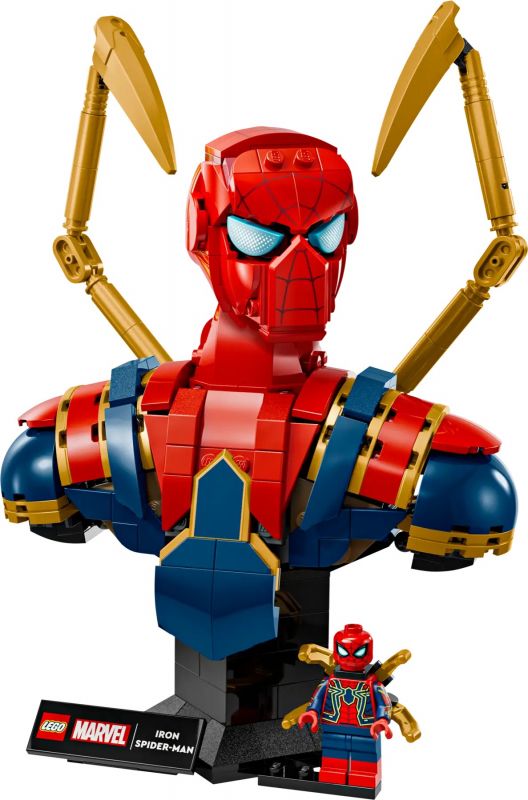 Конструктор LEGO Super Heroes Погруддя Залізної Людини-Павука