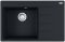 Мийка кухонна Franke Centro, фраграніт, прямокутник, з крилом, 780х500х200мм, чаша - 1, накладна, CNG 611-78 TL , чорний матовий