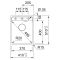 Мийка кухонна Franke Maris, фраграніт, прямокутник, без крила, 410х510х200мм, чаша - 1, врізна, MRG 610-37 TL, чорний матовий