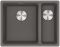 Мийка кухонна Franke Maris, фраграніт, прямокутник, без крила, 553х433х200мм, чаша - 1.5, під стільницю, MRG 160, сірий камінь Мийка кухонна Franke Maris, фраграніт, прямокутник, без крила, 553х433х200мм, чаша - 1.5, під стільницю, MRG 160, сірий камінь