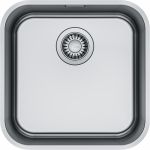 Мийка кухонна Franke Smart, нерж.сталь, квадрат, без крила, 399х399мм, чаша - 1, монтаж під стільницю, SRX 110-40, нерж поліров.