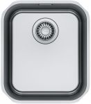 Мийка кухонна Franke Smart, нерж.сталь, прямокутник, без крила, 341х401мм, чаша - 1, монтаж під стільницю, SRX 110-34, нерж поліров.