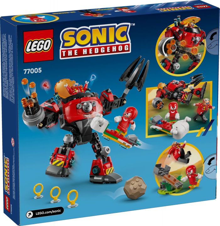 Конструктор LEGO Sonic Knuckles vs. Dr. Eggman Egg Crusher Mech