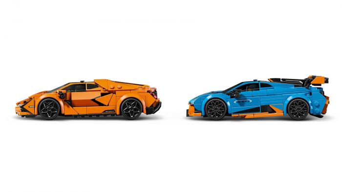 Конструктор LEGO Speed Champions Lamborghini Revuelto та Huracan STO