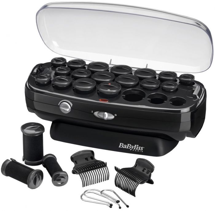 Термо бігуді Babyliss, 50Вт, 90-140 °C, кейс, кераміка, чорний