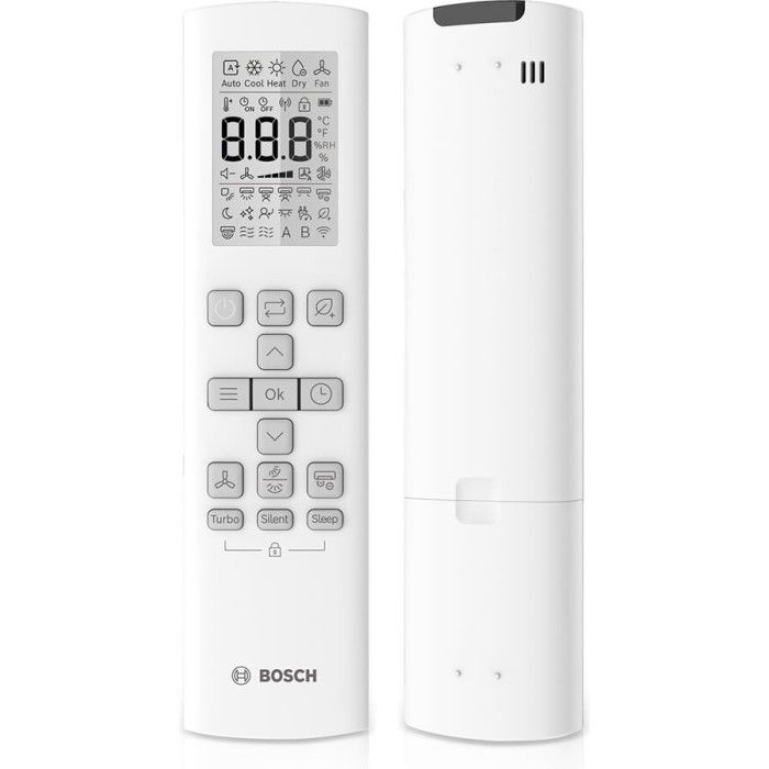 Кондиціонер Bosch Climate 7000i 25м2 інвертор 9000BTU 2.6кВт A+++/A+++ -30°С Wi-Fi R32 білий Кондиціонер Bosch Climate 7000i 25м2 інвертор 9000BTU 2.6кВт A+++/A+++ -30°С Wi-Fi R32 білий