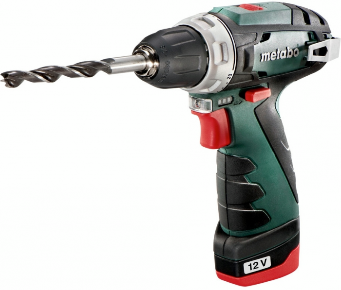 Шурупокрут-дриль акумуляторний Metabo BS 12В 1x2А·год 17·34Нм 0-360·0-1400об·хв сумка 0.95кг