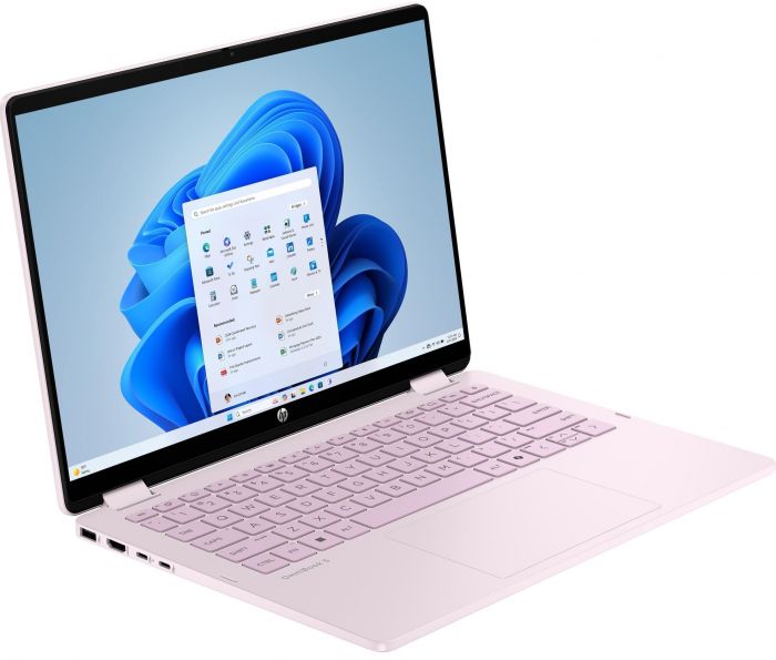 Ноутбук HP OmniBook 5 Flip x360 14" 2K IPS Touch, Intel 7-150U, 24GB, F1024GB, UMA, DOS, рожевий