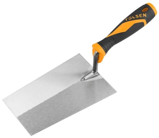 Кельма Tolsen чотирикутна, 1.4мм, 160х110х85мм, резинове руків'я, метал Кельма Tolsen чотирикутна, 1.4мм, 160х110х85мм, резинове руків'я, метал