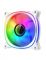 Корпусний вентилятор 2E GAMING Air Cool X Fan ACF120XB-ARGB, 120мм, 1200rpm, 3pin, 3pin +5VARGB, 20,4dBa, білий Корпусний вентилятор 2E GAMING Air Cool X Fan ACF120XB-ARGB, 120мм, 1200rpm, 3pin, 3pin +5VARGB, 20,4dBa, білий