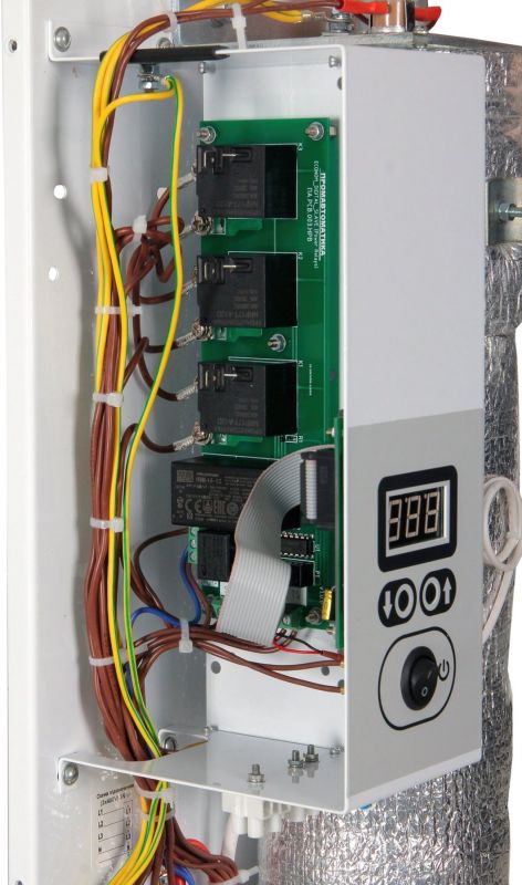 Котел електро Термія 4.5 кВт, 220V/380V, електронне керування, з насосом