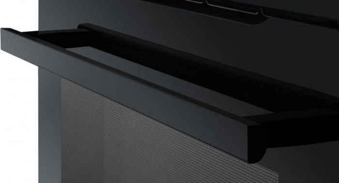 Духовка электр. Hansa, 60см, 77л, A,  гриль, емаль легкого очищення, диспл., чорний