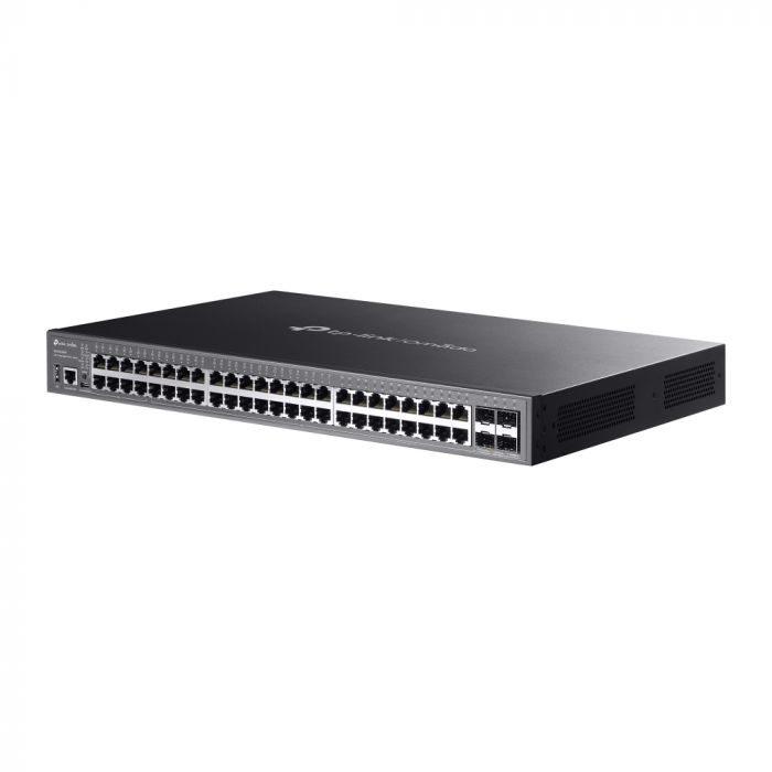 Комутатор TP-LINK SG5452XMPP 48xGE (48xPoE), 4xSFP+, 770Вт, Керований L3