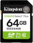 Карта пам'яті Kingston SD   64GB C10 UHS-I V10 R100MB/s