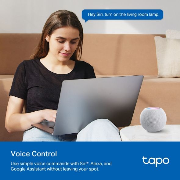 Розумна розетка компактна TP-LINK Tapo P110M N300 BT 16A