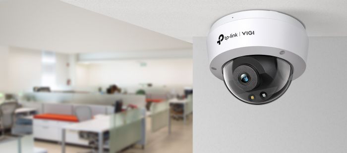 IP-Камера TP-LINK VIGI C230-4, PoE, 3Мп, 4 мм, H265+, IP66, Turret, кольорове нічне бачення, внутрішня