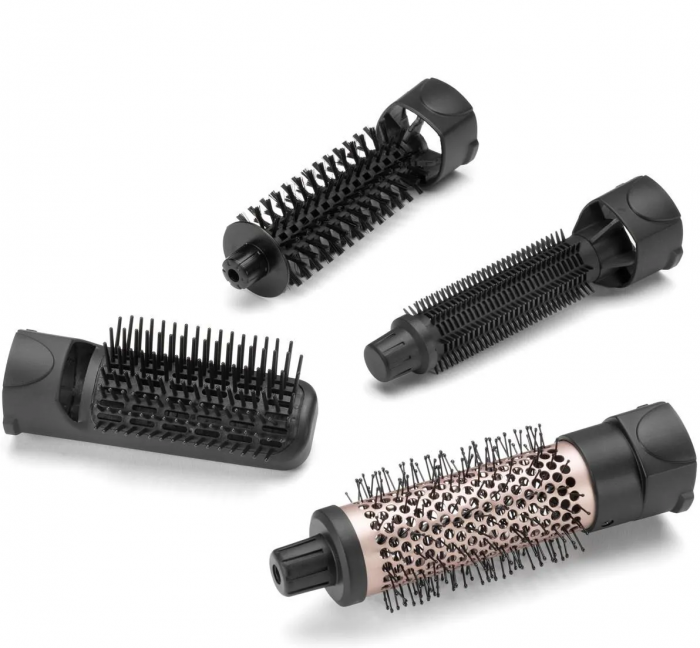 Фен-щітка Babyliss Smooth Finish, 1200Вт, 3 режими, іоніз-я, хол. обдув, кераміка, чорний