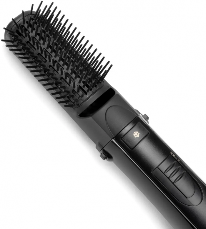 Фен-щітка Babyliss Smooth Finish, 1200Вт, 3 режими, іоніз-я, хол. обдув, кераміка, чорний