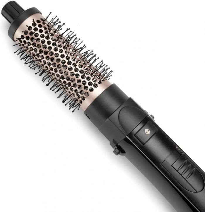 Фен-щітка Babyliss Smooth Finish, 1200Вт, 3 режими, іоніз-я, хол. обдув, кераміка, чорний