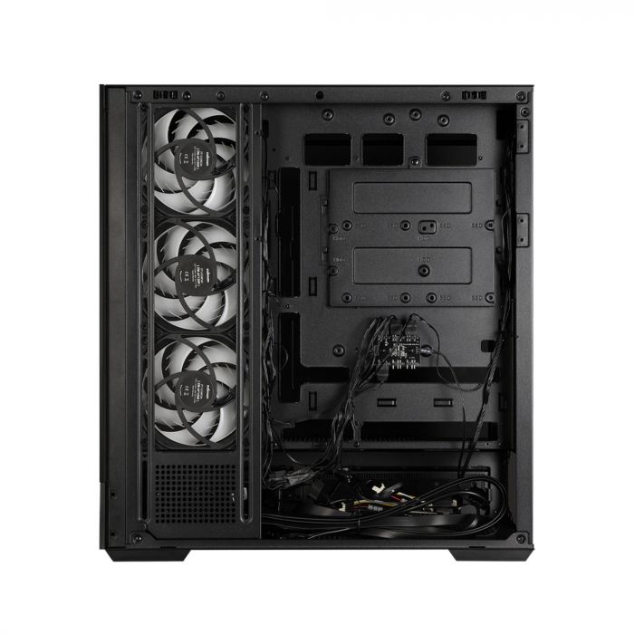 Корпус Zalman P40 Namu без БЖ, 2xUSB3.0, 1x Type C, 3x120мм ARGB Reverse,  1x120мм ARGB, VGA 420мм, LCS ready, TG Side/Front Panel, ATX, чорний