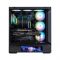Корпус Zalman P40 DS без БЖ, 2xUSB3.0, 1x Type C, 3x120мм ARGB Reverse,  1x120мм ARGB, VGA 420мм, LCS ready, TG Side/Front Panel, Display, ATX, чорний