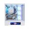 Корпус Zalman P40 DS без БЖ, 2xUSB3.0, 1x Type C, 3x120мм ARGB Reverse,  1x120мм ARGB, VGA 420мм, LCS ready, TG Side/Front Panel, Display, ATX, білий