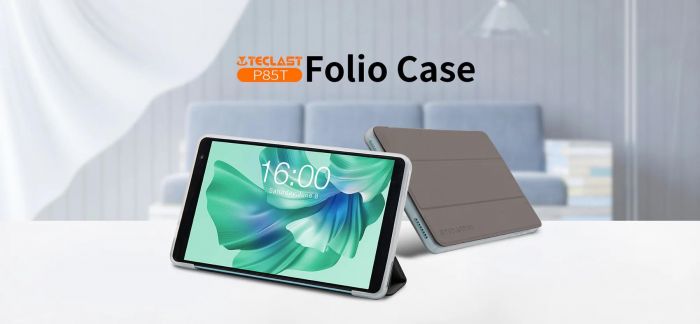 Чохол Teclast для P85T, 8", Flex, сірий