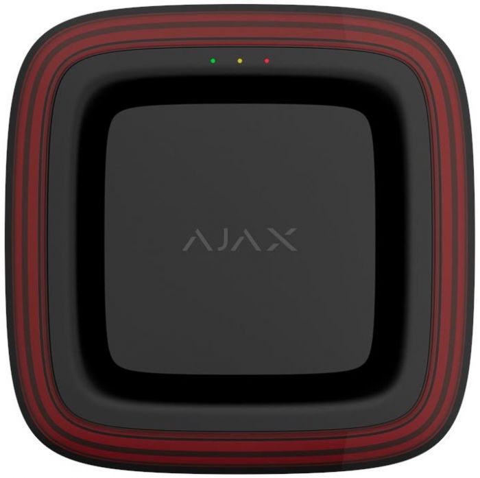 Датчик пожежний світлозвуковий Ajax EN54 FireProtect VAD Sounder black, Jeweller, EN54, бездротовий, чорний