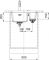 Мийка кухонна Franke Maris, фраграніт, прямокутник, без крила, 553х433х200мм, чаша - 1.5, під стільницю, MRG 160, чорний матовий
