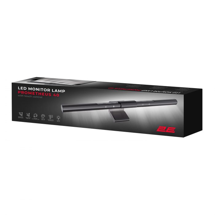 Лампа на монітор 2E PROMETHEUS 40 5Вт 3000-6500K DIM USB-C, чорний