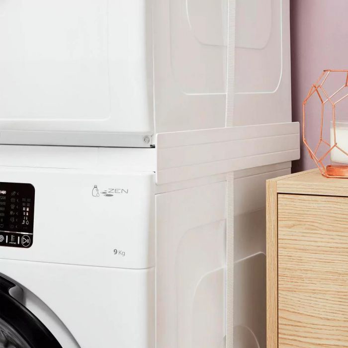 Комплект монтажний Whirlpool для з'єднання пральної машини з сушильною машиною, 45-60см, білий