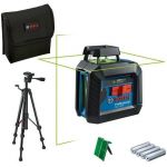 Нівелір лазерний Bosch Professional GLL2-20G + BT150 до 10м, ±0.2мм/м, 4AAx1.5В, штатив, чохол, 0.62кг Нівелір лазерний Bosch Professional GLL2-20G + BT150 до 10м, ±0.2мм/м, 4AAx1.5В, штатив, чохол, 0.62кг