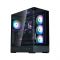 Корпус Zalman P40 Prism Plus без БЖ, 2xUSB3.0, 1x Type C, 3x120мм ARGB Reverse,  1x120мм ARGB, VGA 420мм, LCS ready, TG TG Side/Front/Top Panel, ATX, чорний