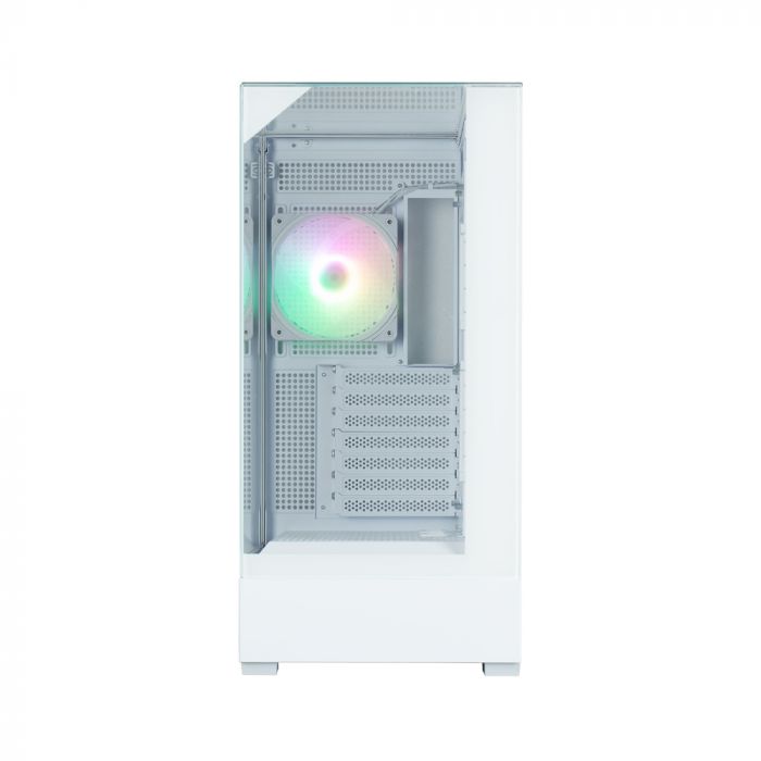 Корпус Zalman P40 Prism Plus без БЖ, 2xUSB3.0, 1x Type C, 3x120мм ARGB Reverse,  1x120мм ARGB, VGA 420мм, LCS ready, TG TG Side/Front/Top Panel, ATX, білий