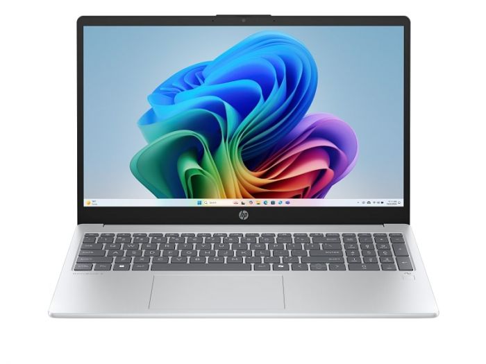 Ноутбук HP OmniBook 3 15-fn0000ua 15.6" FHD IPS AG, AMD AI 7 350, 32GB, F1024GB, UMA, Win11, сріблястий