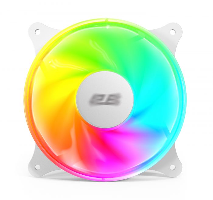 Корпусний вентилятор 2E GAMING Air Cool ACF120VW-ARGB 120мм, 1200rpm, 4pin, 23dBa, білий