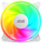 Корпусний вентилятор 2E GAMING Air Cool ACF120VRW-ARGB 120мм, 1200rpm, 4pin, 23dBa, reversed, чбілий