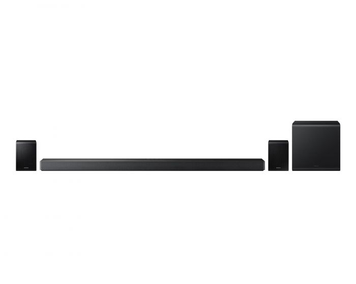 Саундбар Samsung HW-QS750F 465Вт, 5.1.2, BT, HDMI-eARC, Wi-Fi, саб, Dolby Atmos, чорний