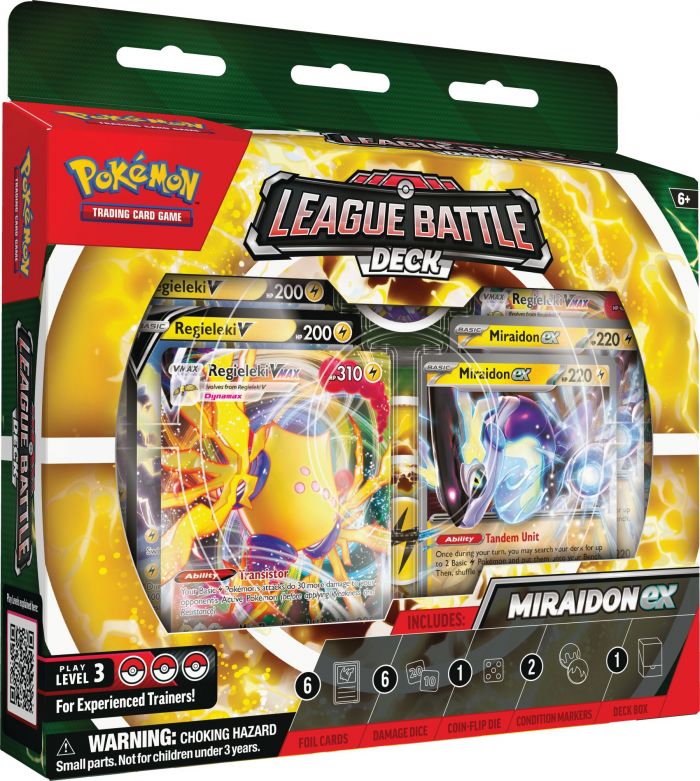 Колекційна карткова гра Pokemon: Miraidon ex League Battle Deck