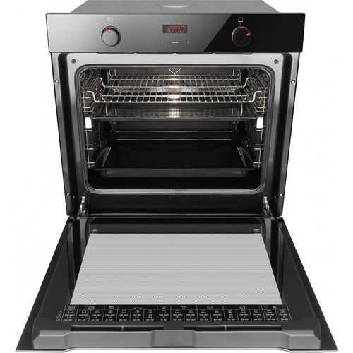 Духова шафа Hansa електрична, 77л, A, дисплей, конвекція, чорний
