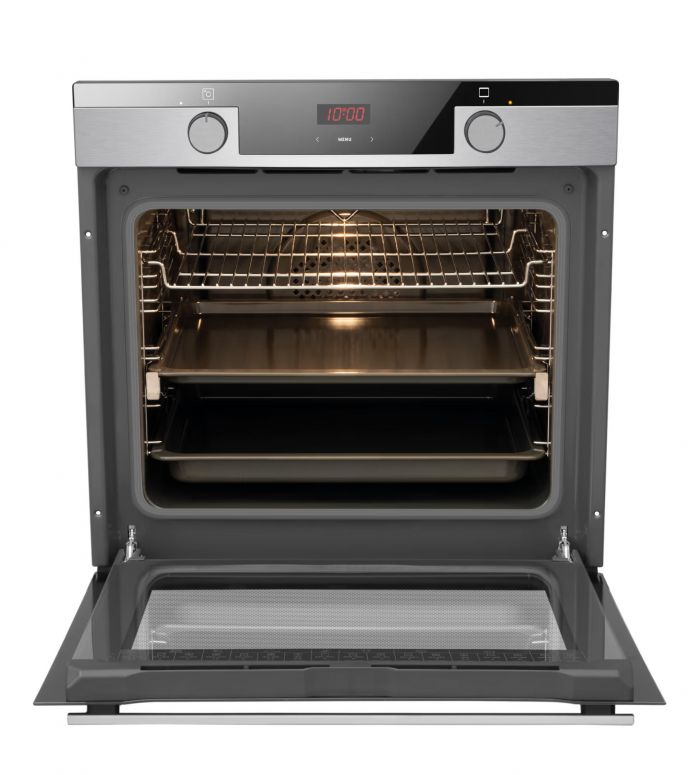 Духова шафа Hansa електрична, 77л, A, дисплей, конвекція, нерж