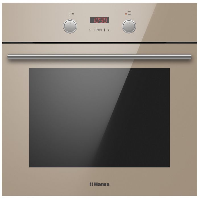 Духова шафа Hansa електрична, 65л, A, дисплей, конвекція, бежевий