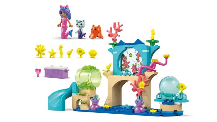 Конструктор LEGO Gabby's Dollhouse Акваріумні пригоди русалоньки Ґаббі