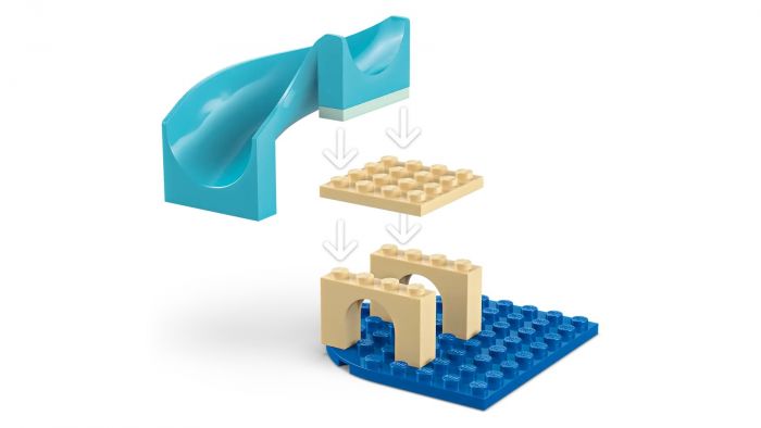 Конструктор LEGO Gabby's Dollhouse Акваріумні пригоди русалоньки Ґаббі