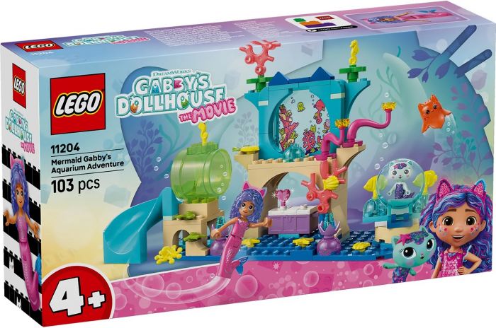 Конструктор LEGO Gabby's Dollhouse Акваріумні пригоди русалоньки Ґаббі