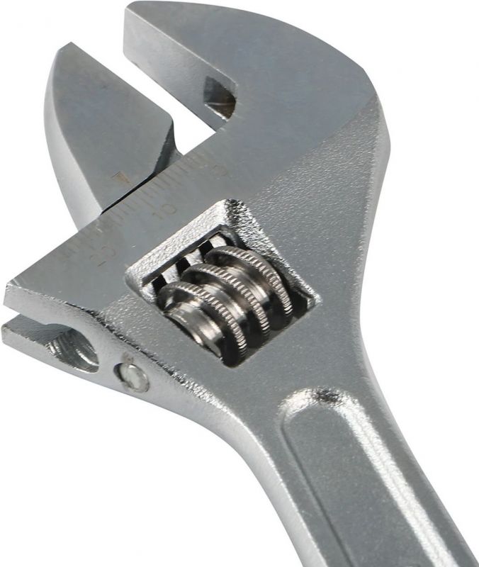 Ключ розвідний Tolsen, робочий діапазон 0-24мм, 200мм, CrV