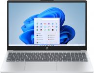Ноутбук HP OmniBook 3 15-fn0010ua 15.6" FHD IPS AG, AMD AI 5 340, 16GB, F512GB, UMA, Win11, сріблястий