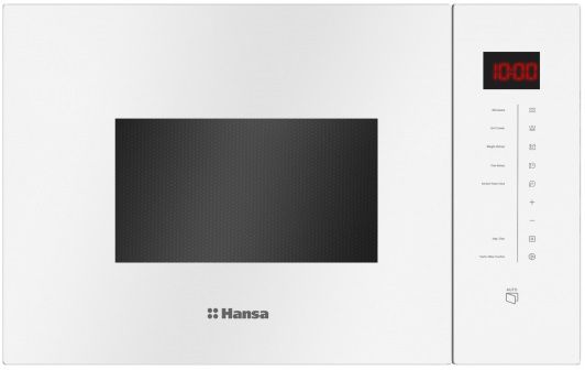 Вбудовувана мікрохвильова піч Hansa, 25л, функц. мікрохв., гриль, диспл., білий